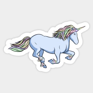 Pastel Unicorn Sticker